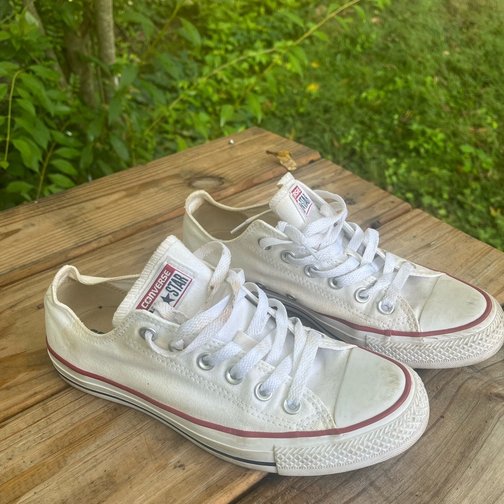 Converse All Star White Canvas Shoes